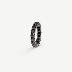 Eternity Black ring - Maison Celaj