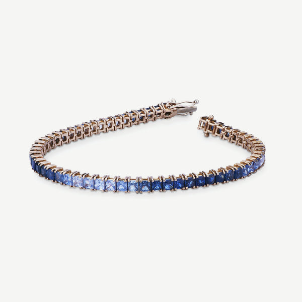 Blue Marine tennis bracelet - Maison Celaj